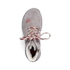 Rieker Women'S Corded Boots Moon Grey