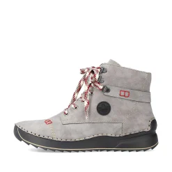 Rieker Women'S Corded Boots Moon Grey