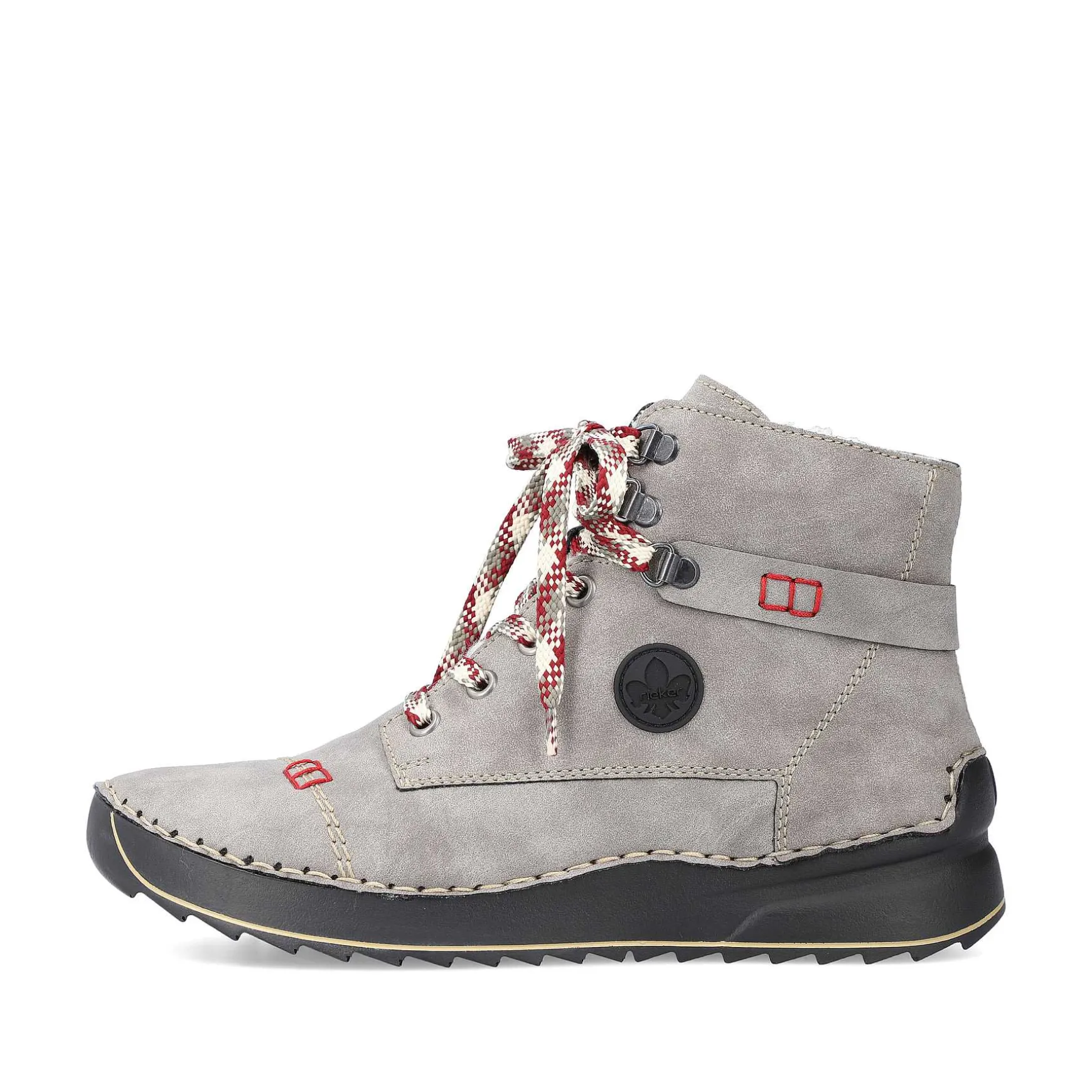 Rieker Women'S Corded Boots Moon Grey