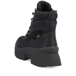 Rieker Women'S Corded Boots Diamond Black