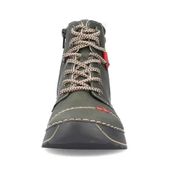 Rieker Women'S Corded Boots Gray Green