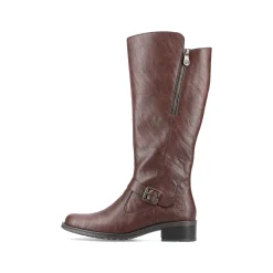 Rieker Women'S High-Shaft Boots Coffee Brown