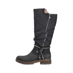 Rieker Women'S High-Shaft Boots Deep Black