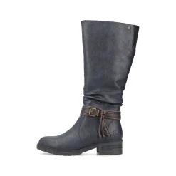 Rieker Women'S High-Shaft Boots Grey-Blue