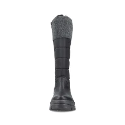 Rieker Women'S High-Shaft Boots Graphite Black