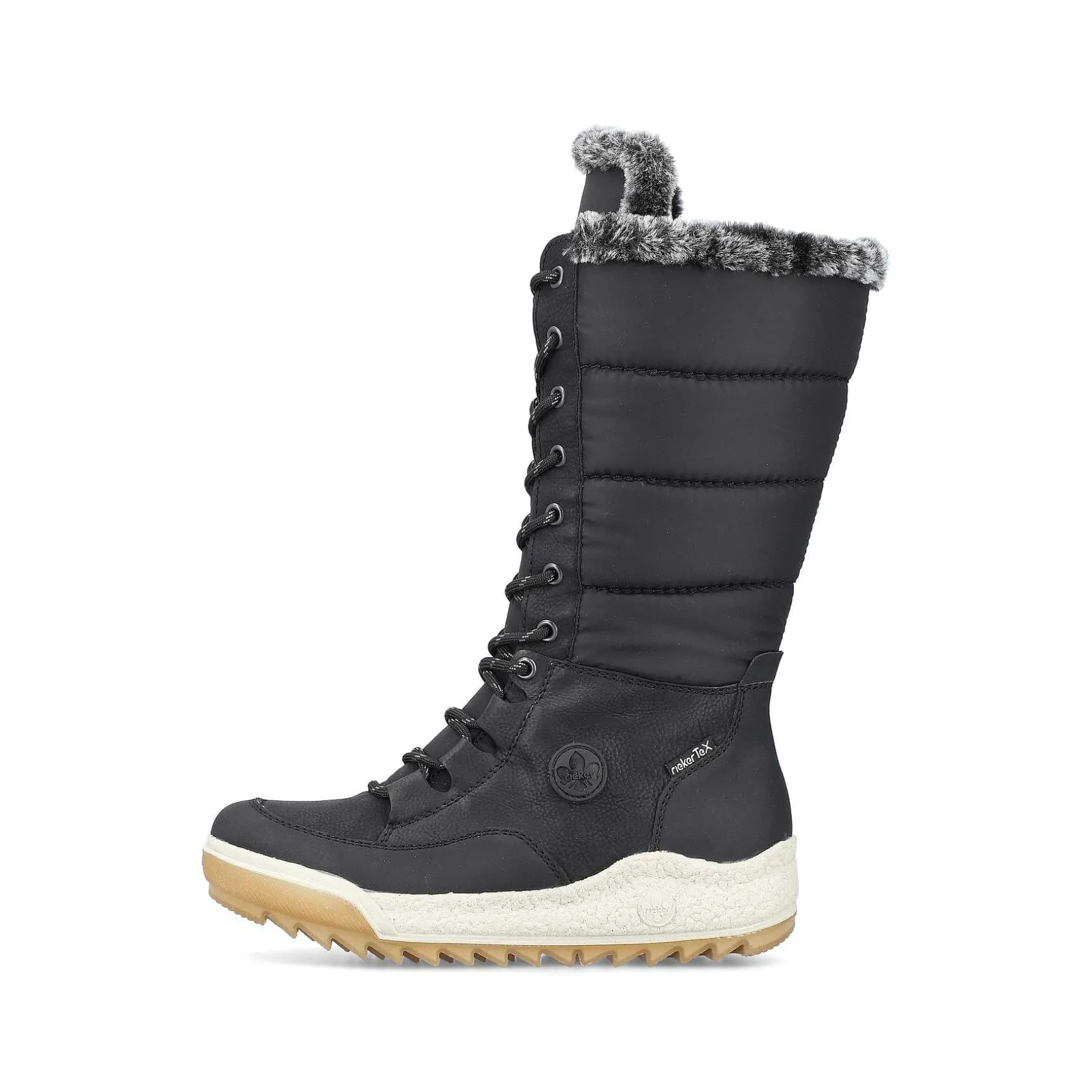 Rieker Women'S High-Shaft Boots Asphalt Black