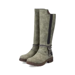Rieker Women'S High-Shaft Boots Leaf Green