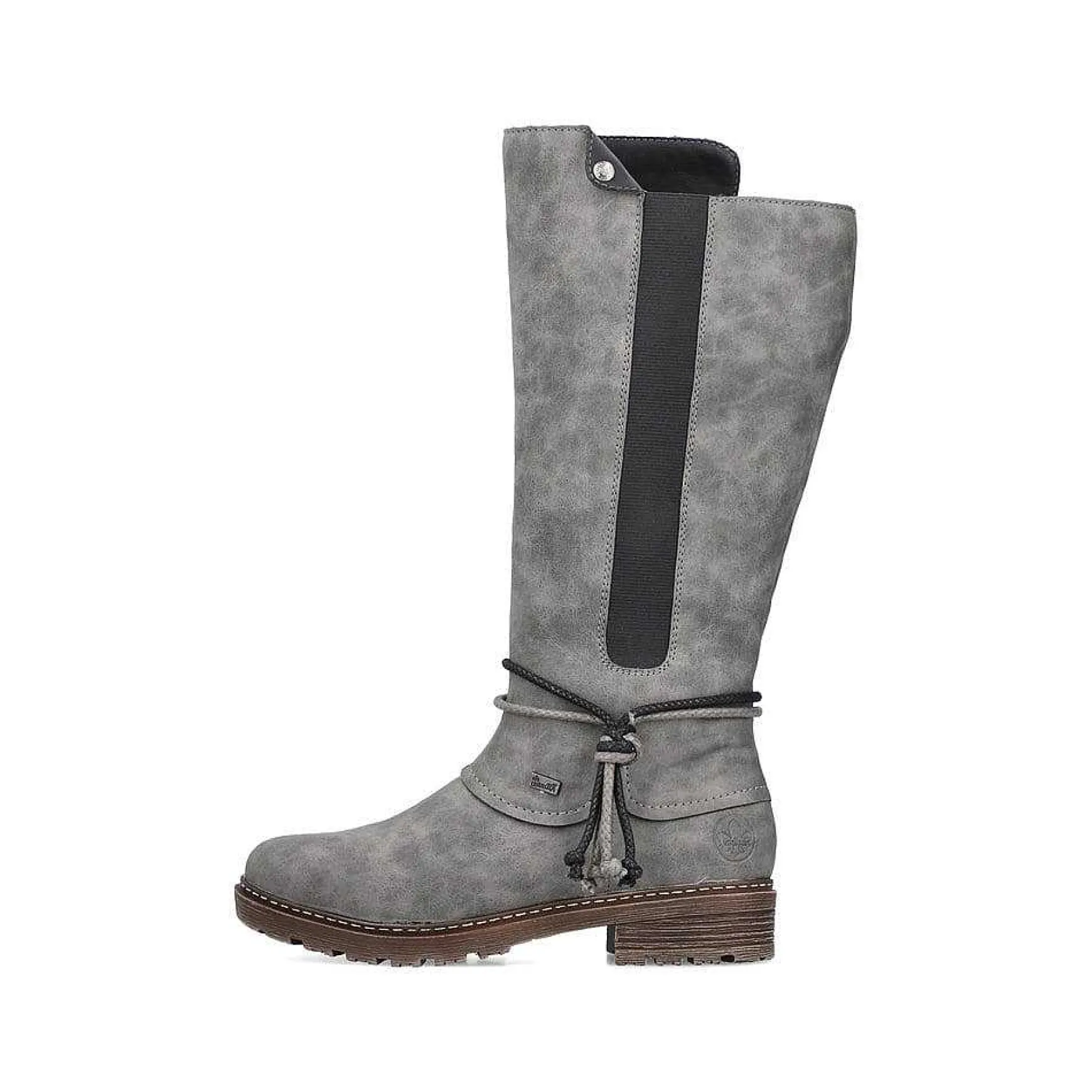 Rieker Women'S High-Shaft Boots Steel Gray