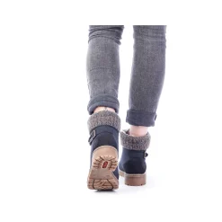 Rieker Women'S Laced Boots Ocean Blue
