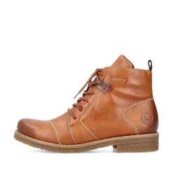 Rieker Women'S Laced Boots Caramel Brown