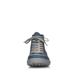 Rieker Women'S Laced Shoes Azure Blue