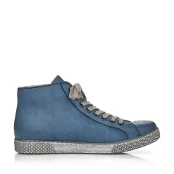 Rieker Women'S Laced Shoes Azure Blue
