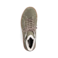 Rieker Women'S Laced Shoes Leaf Green