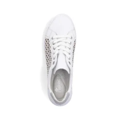Rieker Women'S Lace-Up Shoes Crystal White