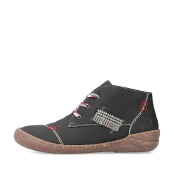 Rieker Women'S Lace-Up Shoes Deep Black