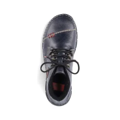 Rieker Women'S Lace-Up Shoes Navy Blue