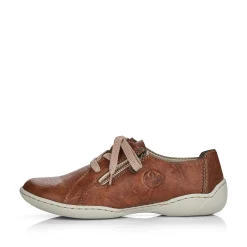 Rieker Women'S Lace-Up Shoes Chestnut Brown