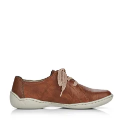 Rieker Women'S Lace-Up Shoes Chestnut Brown