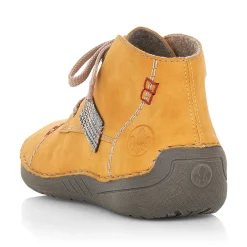 Rieker Women'S Lace-Up Shoes Honey Yellow