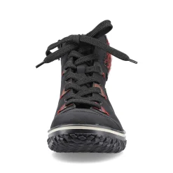 Rieker Women'S Lace-Up Shoes Graphite Black