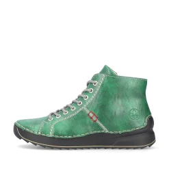 Rieker Women'S Lace-Up Shoes Emerald Green