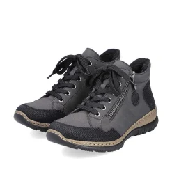 Rieker Women'S Lace-Up Shoes Anthracite