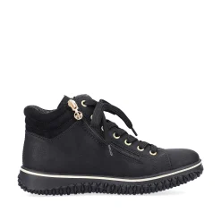 Rieker Women'S Lace-Up Shoes Deep Black