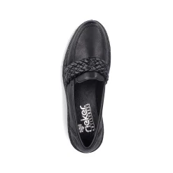Rieker Women'S Loafers Graphite Black