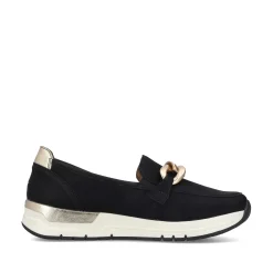 Rieker Women'S Loafers Jet Black