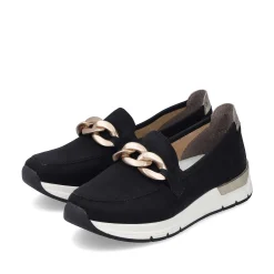 Rieker Women'S Loafers Jet Black