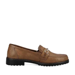 Rieker Women'S Loafers Nougat Brown