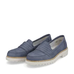 Rieker Women'S Loafers Royal Blue