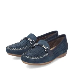 Rieker Women'S Loafers Slate Blue