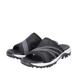 Rieker Women'S Mules Asphalt Black