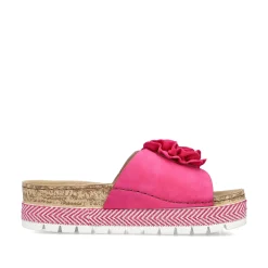 Rieker Women'S Mules Blood Pink