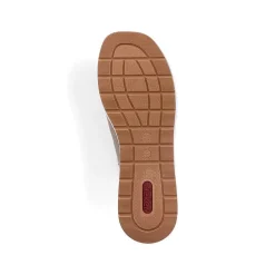 Rieker Women'S Mules Brown Beige
