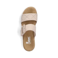 Rieker Women'S Mules Cream Beige