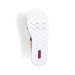 Rieker Women'S Mules Cream Beige