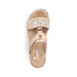 Rieker Women'S Mules Cream Beige