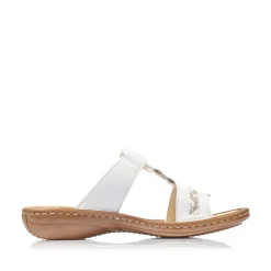 Rieker Women'S Mules Crystal White