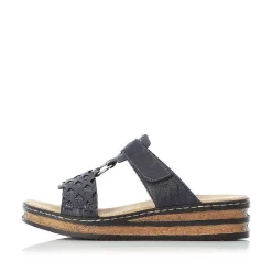 Rieker Women'S Mules Dark Blue