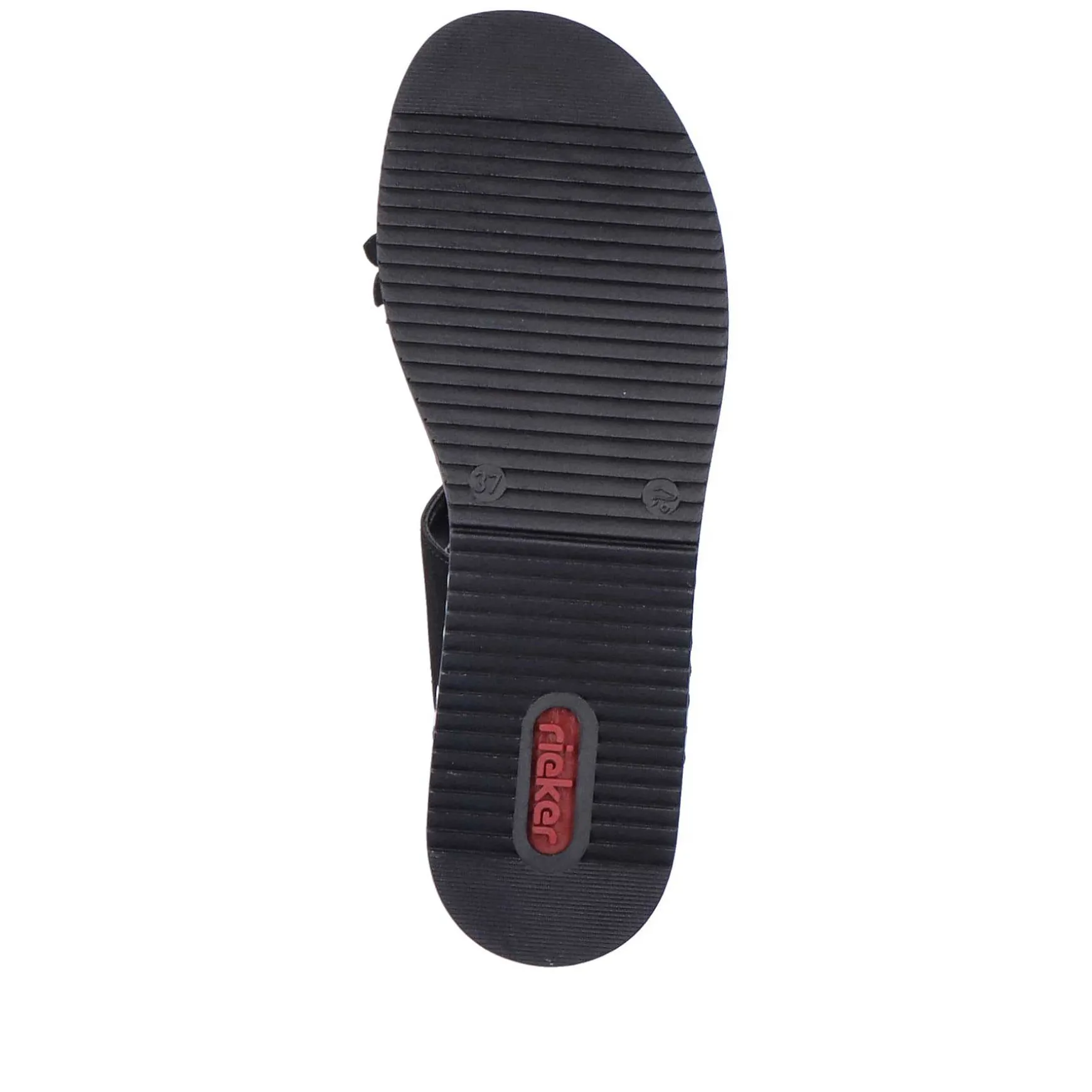 Rieker Women'S Mules Graphite Black