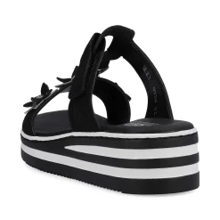 Rieker Women'S Mules Graphite Black