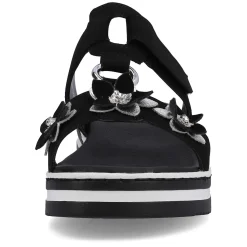 Rieker Women'S Mules Graphite Black