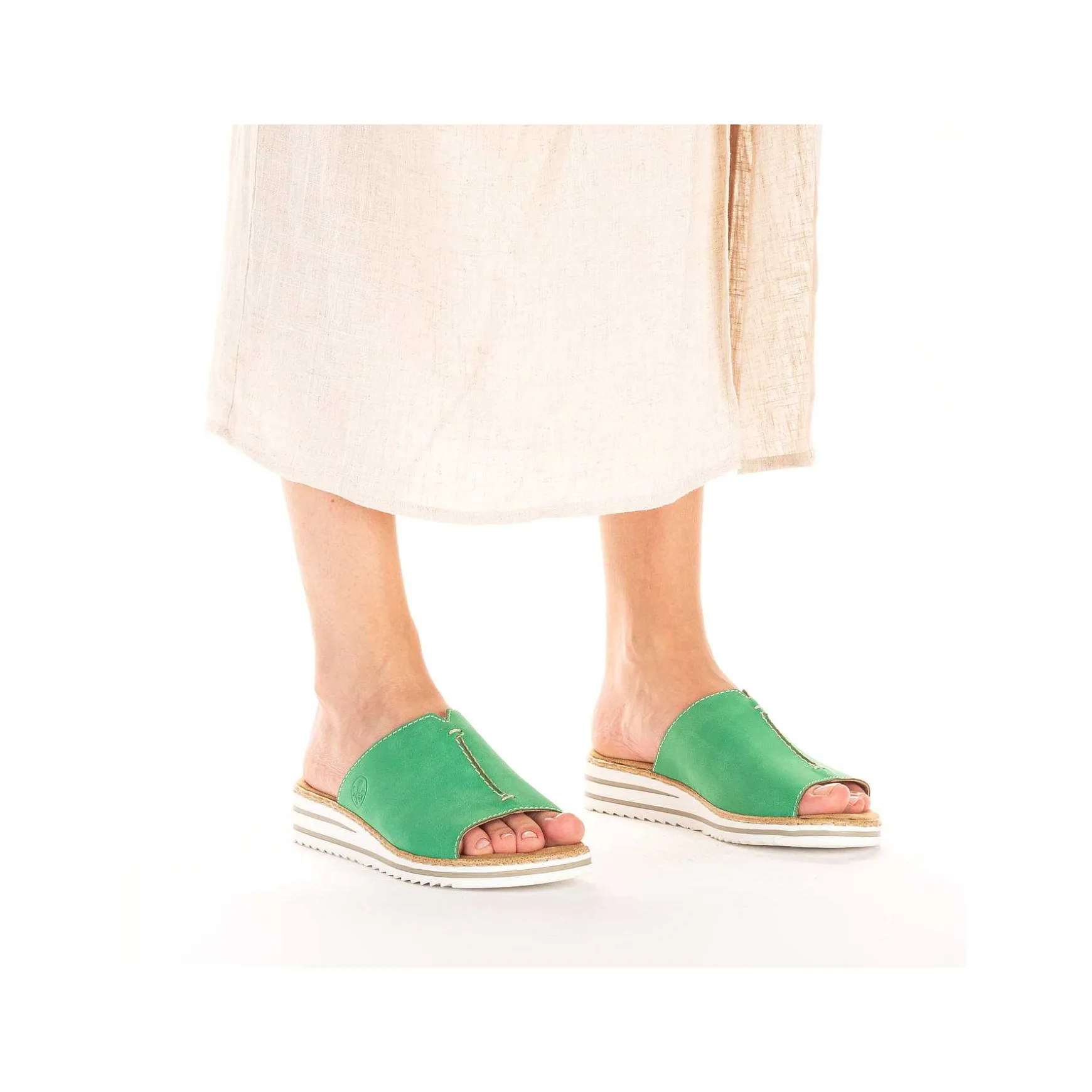 Rieker Women'S Mules Grass Green