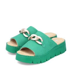 Rieker Women'S Mules Grass Green