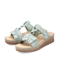 Rieker Women'S Mules Mint Green