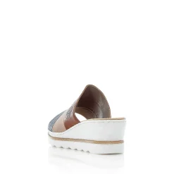 Rieker Women'S Mules Nut Brown-Black