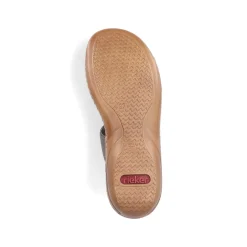Rieker Women'S Mules Platinum Gray