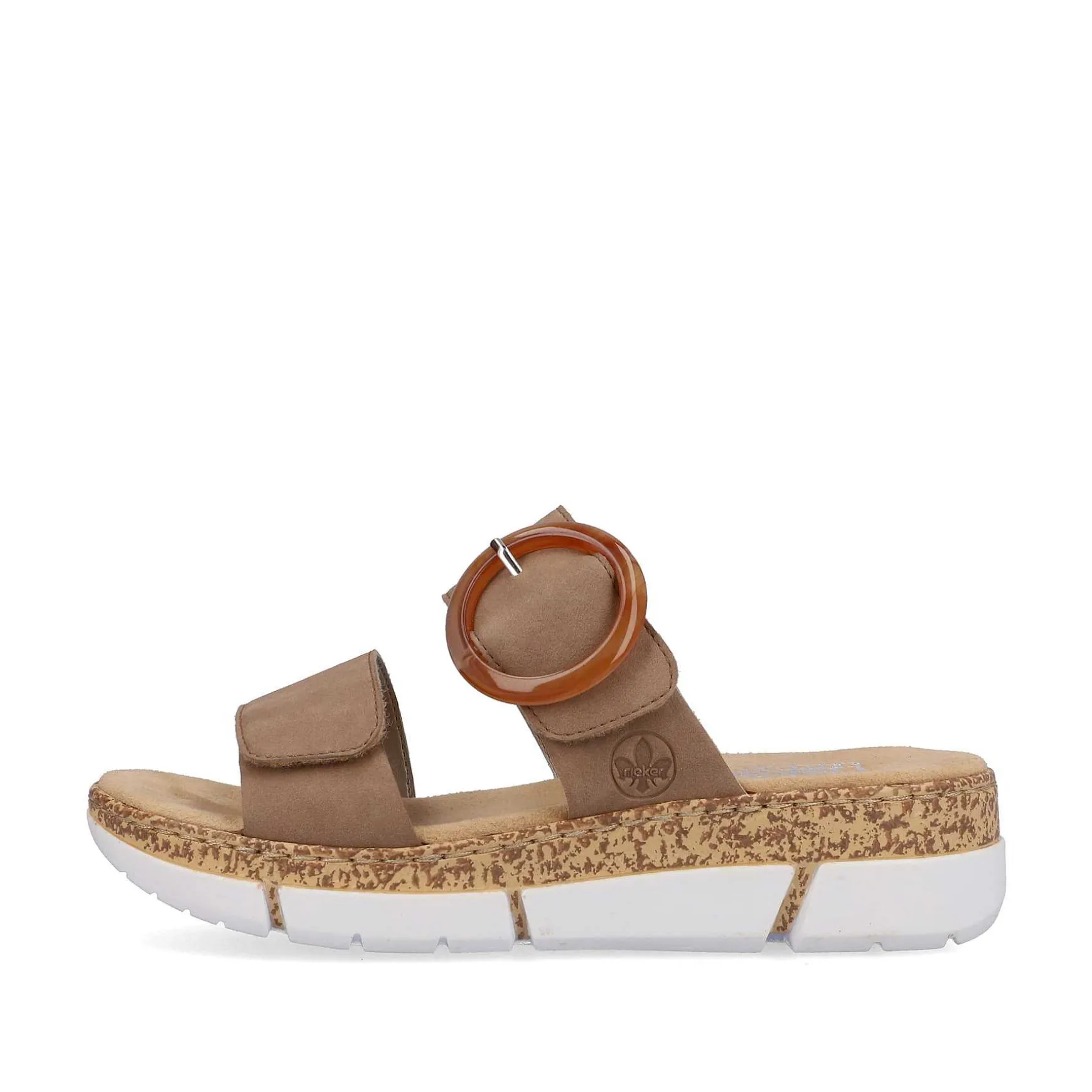 Rieker Women'S Mules Sand Beige